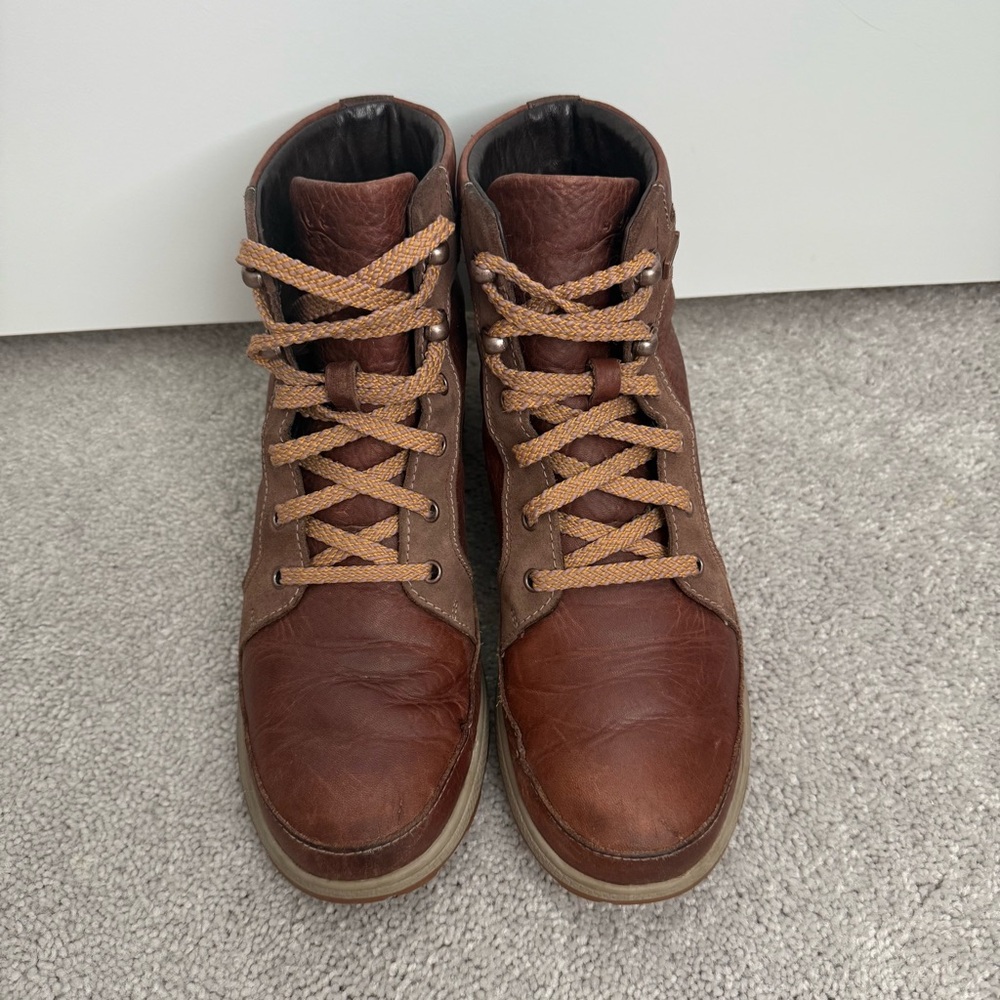 Chaco Sierra Boots Women's Size 9 Brown Waterproof Leather Hiking Shoes Gorpcore - Picture 5 of 12